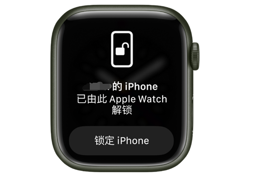 安龙苹果手机维修分享用 AppleWatch 解锁配备面容 ID 的 iPhone方法 