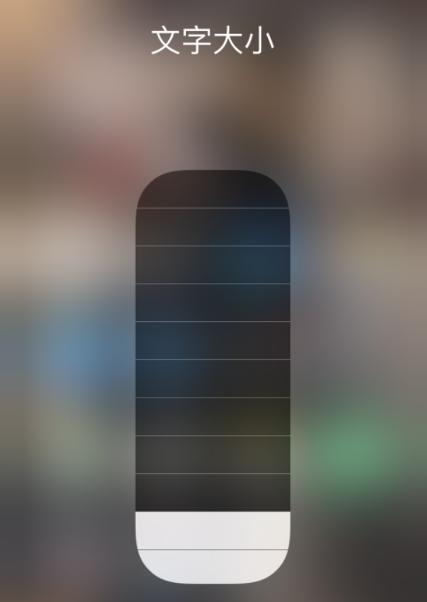安龙苹果手机维修分享小技巧：在 iPhone 控制中心快速调节字体大小 